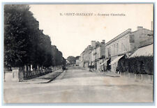 Saint-Maixent-l'École France Postcard Gambetta Avenue c1910 Antique Unposted picture