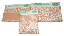 Oscar De La Renta Twin Sheet Set NOS Vtg Royal Family Comfortcale Flat Fit Cases picture