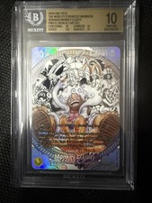 Monkey D Luffy EB04-061 BGS 10 Pirate Crew AltART SEC One Piece English picture