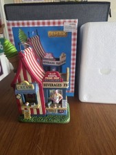 Lemax Carnival Table Accent 2018 Hamburger And Ice Cream Stand #83366  In Box picture