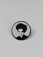 Robert Smith Lead Singer of The Cure Lapel Pin English Rock Band picture