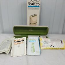 Tested EC Vintage Lady Norelco 15L Electric Razor W/ Case, Box, All Paper Work  picture