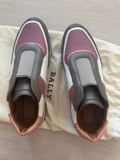 Bally Womens Multicolor Slip On Sneakers Mesh Leather 35 picture