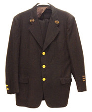 VINTAGE NEW YORK CENTRAL RAILROAD CONDUCTOR UNIFORM JACKET & 2 PAIR PANTS NYC picture