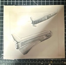 1970 McDonnell Douglas Shuttle Concept - Press Release - Compound SpacePlane picture