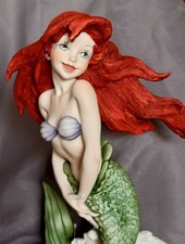 G. Armani Disney Ariel Little Mermaid Figurine 1257C Signed Florence 1998 MINT picture