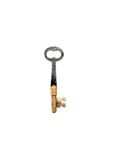 Antique “Pat’d Dec. 4, 1877” R.H. Co. #3 Skeleton Key w/ Brass Bit (Reading, PA) picture