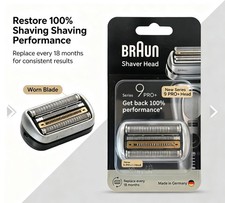 Braun Series 9 Pro+ 96M Replacement Shaver Head Cassette Genuine New Sealed OEM picture