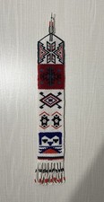 Native American Handmade Beaded Wall Hanging 19