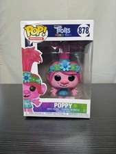 Funko POP Movies Dreamworks Trolls Queen Poppy #878 Vinyl Figure Not Mint picture
