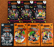 Lot of 53 Disney Halloween & Food/Wine LE/LR pins w/ Lanyards etc picture