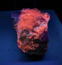 Ojuela Fluorite (UV) Calcite and Malachite in Matrix  Durango, Mex. 536 Grams picture