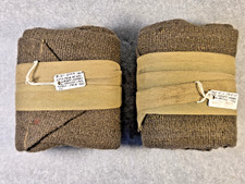 Vintage 1922 USMC Wool Puttees Leg Wraps Named ID'd Harry Smouse Interwar Marine picture