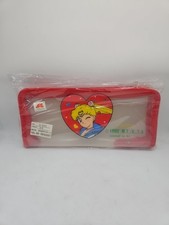 Vintage 1992 Sailor Moon Zip Around Bag Pencil Make Up Holder picture
