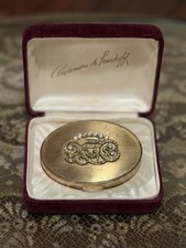 Vintage 1940s 50s Makeup Compact Alexandra de Markoff Compact with Orig Box picture