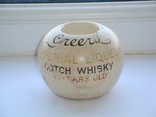 SUPERB GENUINE ANTIQUE IRISH GREERS SCOTCH WHISKY ADVERTISING BAR MATCH STRIKER picture