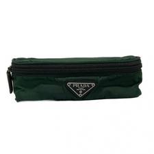 PRADA Dark Green Nylon Accessory Case picture
