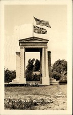Blaine Washington WA Peace Arch c1930s-40s Real Photo Vintage Postcard bhn picture