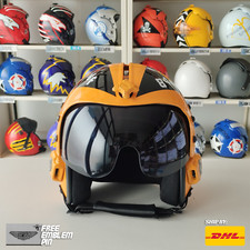 STRIKE FIGHTER SQUADRON JOLLY ROGERS FLIGHT HGU-33 HELMET MOVIE PROP PILOT US V2 picture