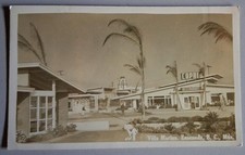 Vintage Old 1940s Ensenada, B.C. MEXICO Real Photo RPPC Postcard Panorama View picture