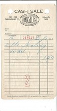 Antique Ephemera Hansell's Books Stationary Office Receipt 1941 New Orleans picture