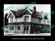 Worthing Sussex England The Globe Tavern c1950 Old Large Historic Photo picture