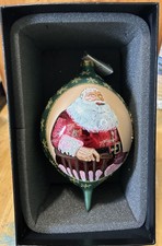 Vintage Christmas Ornament SANTA #200? of 750 Christopher Radko Handblown picture