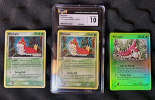 Pokémon Wurmple 3Card Lot Legend Maker 03-06 CGC Graded 10 English 70/92 ereader picture