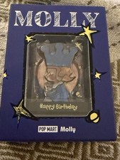 Pop Mart Molly Birthday Limited Pin Badge July Edition Christmas  picture