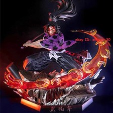 H28CM Demon Slayer Kokushibo Figure GK Statue Model Collection Boxed Xmas Gift picture