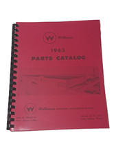 1963 Williams Pinball Parts Catalog picture