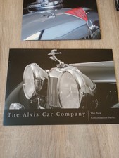 EXTREMELY RARE ALVIS MOTOR COMPANY 2015 BROUCHURE & SLEEVE - NO RESERVE picture