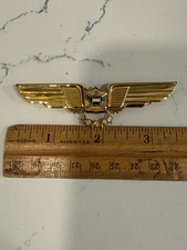 Vintage United Airlines Captain’s Wings  W/ 1 Diamond picture