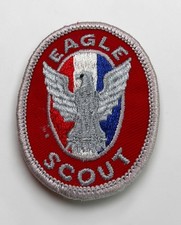 BSA Eagle Scout Patch Vintage 1970s Boy Scouts of America Silver Eagle picture