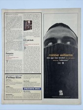 1999 Magazine Print Ad Advertisement Robbie Williams Millennium Album Sprint PCS picture