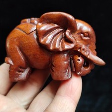 Chinese  Antique  statue Exquisite  woodcarving  elephant statue 3225 picture