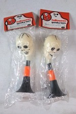 (2) Vintage Halloween Toys (Made in Hong Kong) Skeleton Brand New Rare picture
