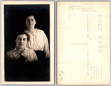 RPPC Springfield IL Studio Portrait Photo Postcard picture