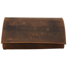 Brigham Genuine Leather Tobacco Pouch 2 oz Capacity - Vintage Brown picture