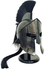 Medieval 300 Spartan Helmet and Leonidas Armor Set with Wooden Stand picture
