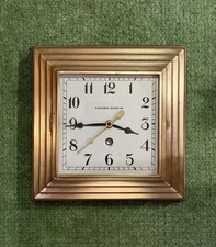 Rare Antique Manning Bowman Art Deco Machine Age Wall Clock  picture
