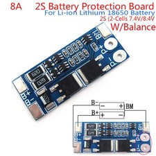 2S 8A 7.4V balance 18650 Li-ion Lithium Battery BMS charger protection board _z8 picture