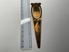 Antique 1930 Admiral Richard Byrd Antarctic Expedition Brass Bookmark Page Clip  picture