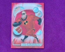 2026 TOPPS Disney Chrome MR. INCREDIBLE RED REFRACTOR 4/5 YEAR and COLOR MATCH picture