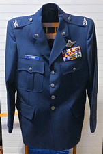 USAF Blue Dress Coat  Colonel Rank, Command Pilot Wings, Vietnam & Valor Ribbons picture