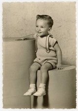 Klamath Falls Oregon cute Child Portrait c1950s  - Ferebee-Kessler Studio Photo picture