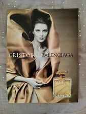 Perfume Paper Advertising. 1998 Balenciaga Cristobal - Perfume Ad picture