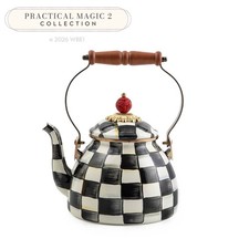 Mackenzie-Childs Courtly Check 2 Quart Tea Kettle 2 Quart picture