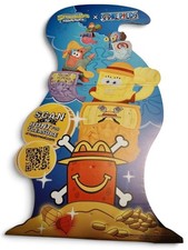 mcdonalds  spongebob X One Piece display promo 45x24 Inches  Read Description  picture