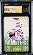 1996 POKEMON JAPANESE BANDAI CARDDASS GREEN CARD #089 MUK CGC 10 picture